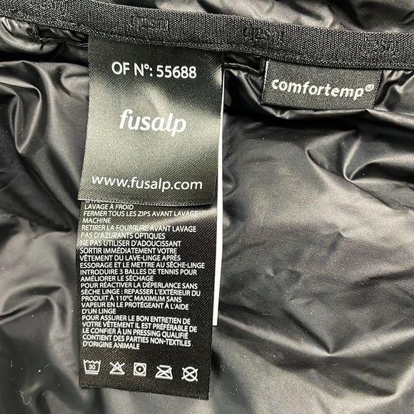 NWT Fusalp Marilou Faux Fur Trim Quilted Shell Jacket Coat Puffer Duck Down 42 - Picture 7 of 16